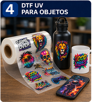 compra dtf UV para objetos